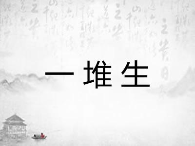 一堆生