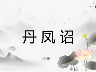 丹凤诏