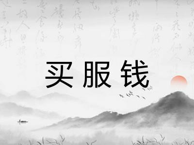 买服钱