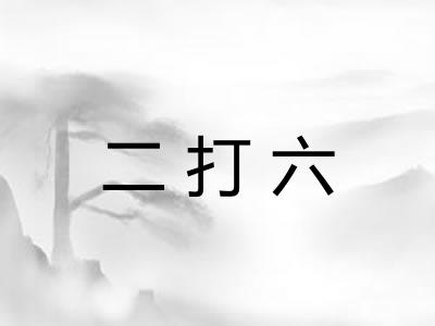二打六