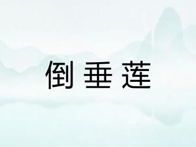 倒垂莲