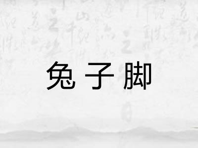 兔子脚