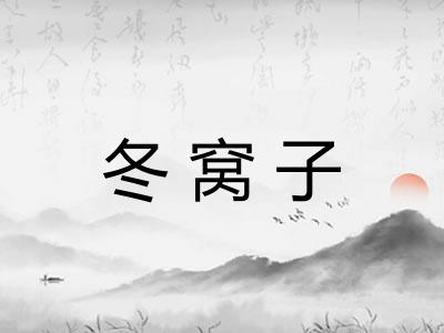 冬窝子