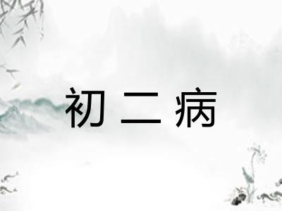 初二病