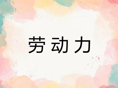 劳动力