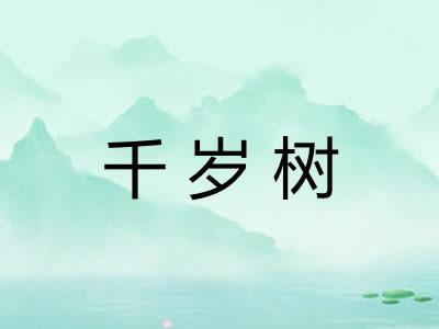 千岁树