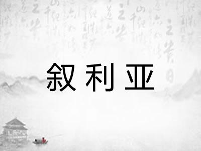 叙利亚