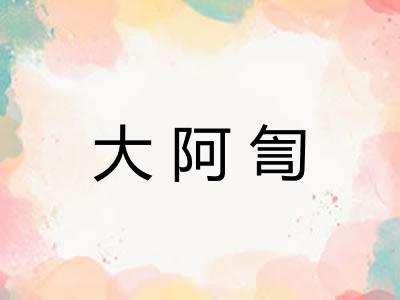 大阿訇