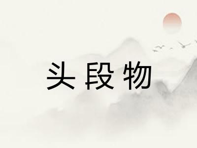 头段物
