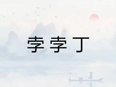 孛孛丁