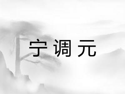 宁调元