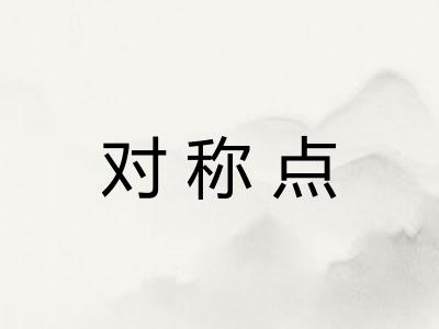 对称点