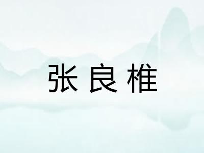 张良椎
