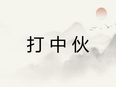 打中伙