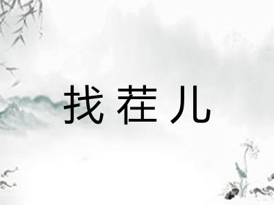找茬儿