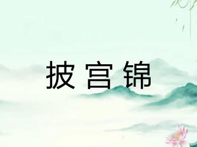 披宫锦