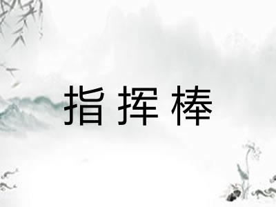 指挥棒