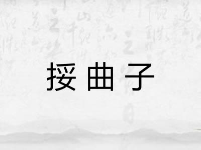挼曲子