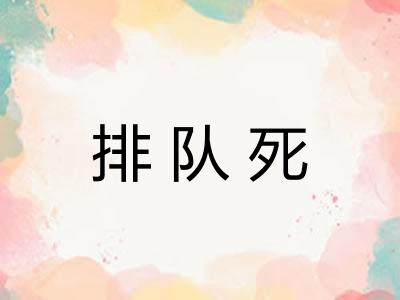 排队死