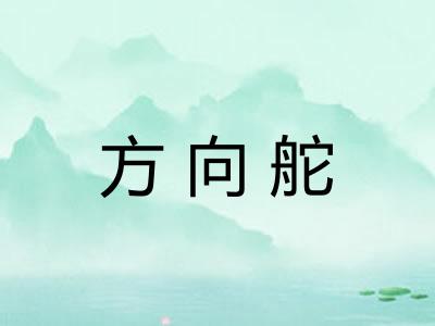 方向舵