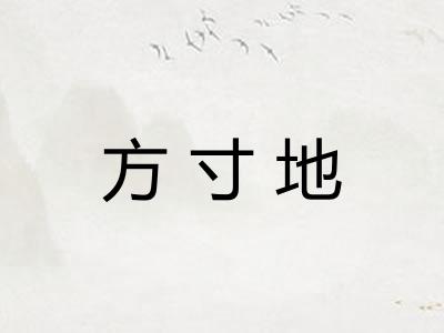 方寸地