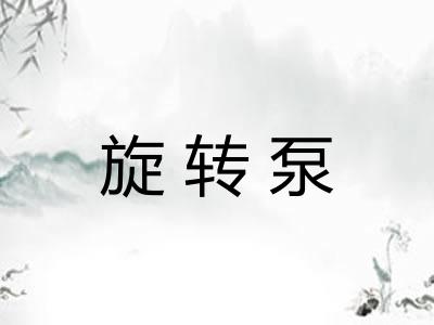 旋转泵