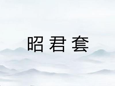 昭君套