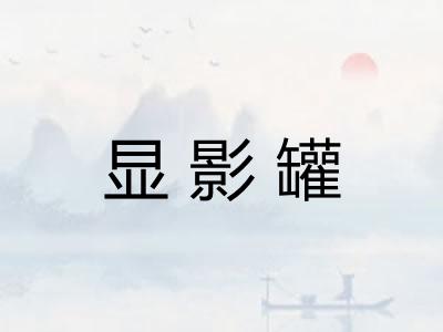 显影罐