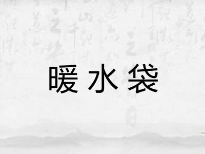 暖水袋