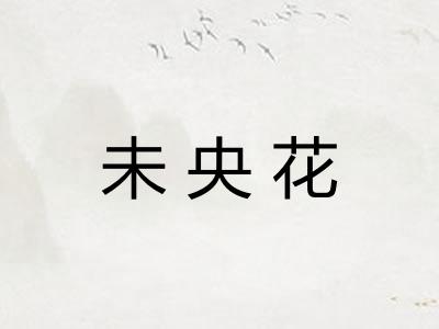 未央花