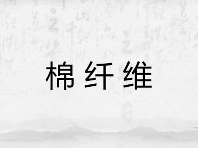 棉纤维
