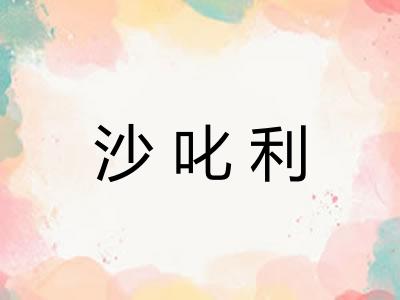 沙叱利