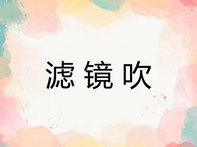 滤镜吹
