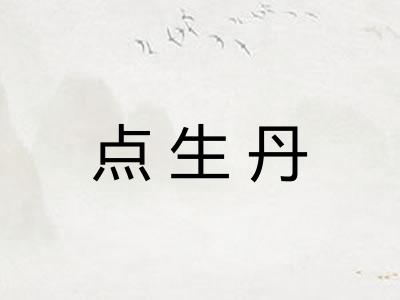 点生丹