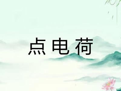 点电荷