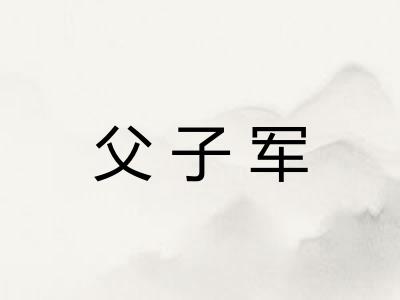 父子军