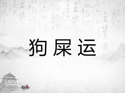 狗屎运