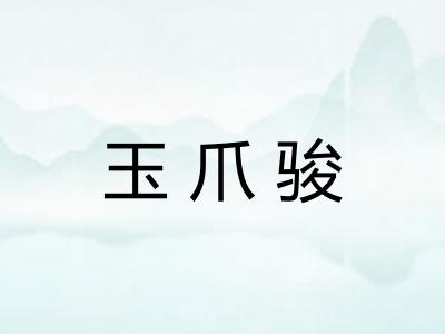 玉爪骏