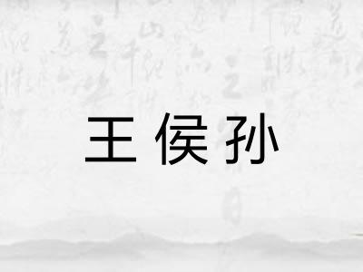 王侯孙
