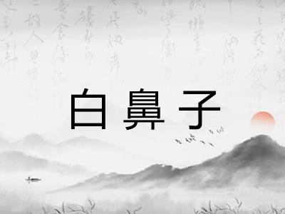 白鼻子