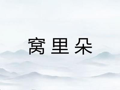 窝里朵