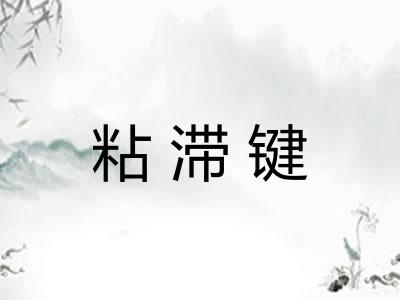 粘滞键