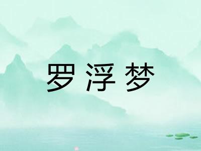 罗浮梦