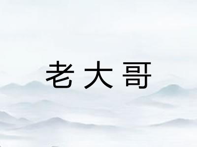 老大哥