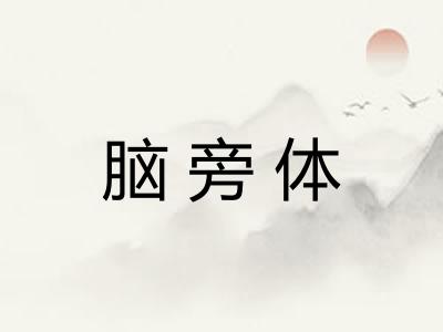 脑旁体