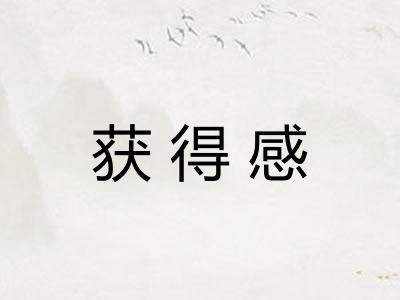 获得感
