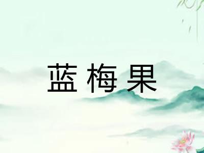 蓝梅果