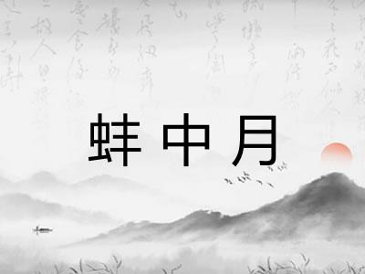 蚌中月