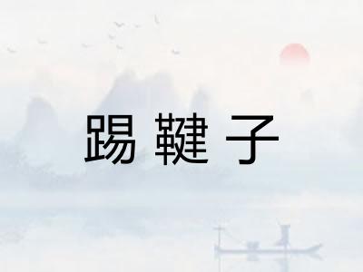 踢鞬子