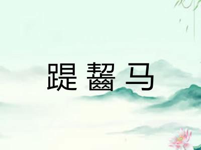 踶齧马